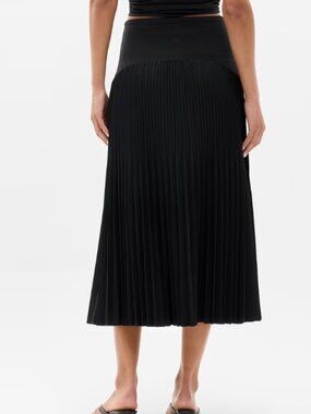 Athleta Featherweight Plisse Midi Skirt